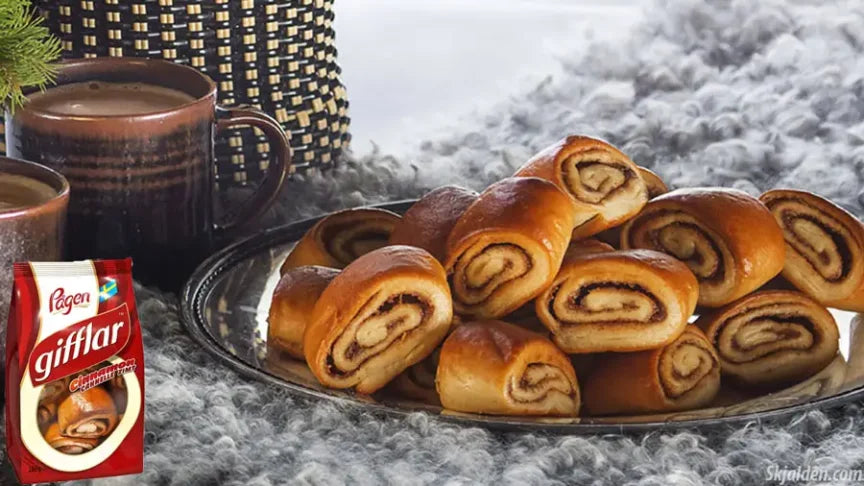 Gifflar by Pågen 300g (10.58 Oz), Swedish cinnamon rolls, buns, kanelgifflar, swedish fika, swedish food, kanelbullar